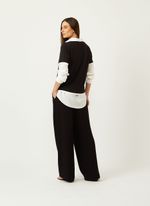 BLUSA SOBREPOSTA - PRETO