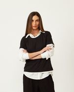 BLUSA SOBREPOSTA - PRETO