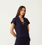 BLUSA BARCELONA - AZUL MARINHO