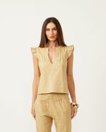BLUSA CALVI-PALHA