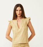 BLUSA CALVI-PALHA