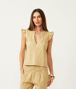 BLUSA CALVI-PALHA