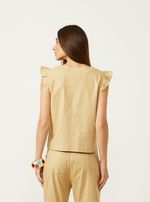 BLUSA CALVI-PALHA