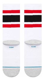 Meia Stance Tube Chicago Bulls Nba Branco L Branco L
