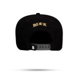 Boné Blck Brasil Snapback Suede All In Gold Edition