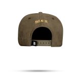 Boné Blck Brasil Snapback Suede All In Gold Edition