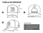 Boné Blck Brasil Snapback Suede Basic 2.0 All