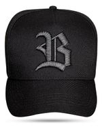 Boné Blck Brasil Snapback Alto Relevo Zig Zag