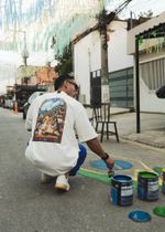 Camiseta Oversized The Hopers Mosaic
