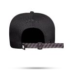 Boné Blck Brasil Strapback Listras Logo Suede