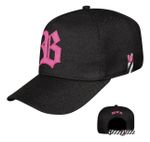 Boné Blck Brasil Strapback Listras Logo Suede