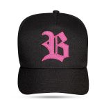 Boné Blck Brasil Strapback Listras Logo Suede