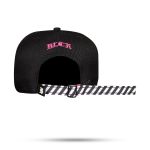 Boné Blck Brasil Strapback Listras Logo Suede