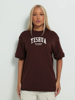 Camiseta Oversized Suedine HB Yeshua He Saves