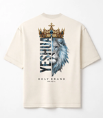 Camiseta Oversized Suedine HB Estampa Leão Yeshua