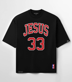 Camiseta Oversized Suedine HB Jesus 33