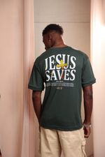 Camiseta Oversized Suedine HB Jesus Saves