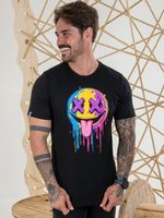 Camiseta Trinity Smile Color c/ Pedraria