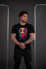 Camiseta Trinity Smile Color c/ Pedraria