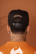 Boné Effel Culture Snapback Aba e Logo Couro Sintético Ref-2026-5984