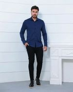 Camisa Manga Longa FB Fibra De Bambu Slim Fit