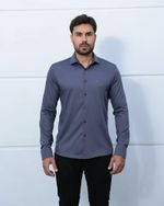 Camisa Manga Longa FB Fibra De Bambu Slim Fit
