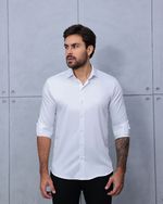 Camisa Manga Longa FB Fibra De Bambu Slim Fit