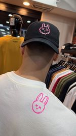 Boné Dad Hat Mr.bunny Mr 40 Preto Unico Preto Unico