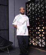 Camiseta Oversized Mr Bunny Suedine REF-MB05001