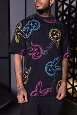 Camiseta Oversized Mr Bunny Suedine REF-MB05001