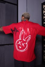 Camiseta Oversized Mr Bunny Suedine REF-MR05002