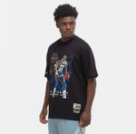 Camiseta Oversized Mitchell & Ness NBA  Los Angeles Lakers Cards  Magic Johnson MN546