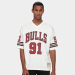 Camiseta Oversized Mitchell & Ness NBA Chicago Bulls Football Hwc MT689