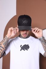 Boné Effel Culture Snapback Aba e Logo Arame Ref-2026-03047