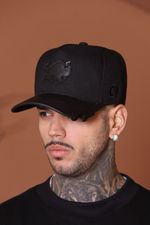 Boné Effel Culture Snapback Logo Aba Couro Abridor Ref-2026-8151_V1