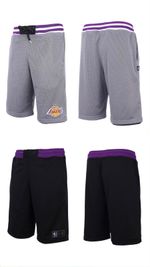 Bermuda Dupla Face Sintético Masculina Esportiva Lakers NBA NB538