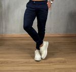 Calça Chino Alfaiataria True Hero Skinny Sarja Elastano