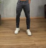 Calça Chino Alfaiataria True Hero Skinny Sarja Elastano