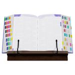 Suporte de Livro Didático Vazado Mini com Prendedor - Cores