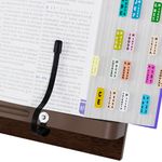 Suporte de Livro Ajustável Vazado Mini com Prendedor - Cores