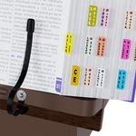 Suporte de Livro com Estojo Mini com Prendedor - Cores