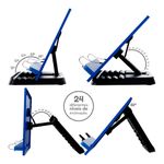 Suporte de Livro e Notebook ABS - Cores