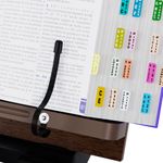 Suporte de Livro Ergonômico Vazado Master com Prendedor - Cores
