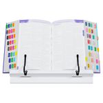 Suporte de Livro Ergonômico Vazado Mini com Prendedor - Cores