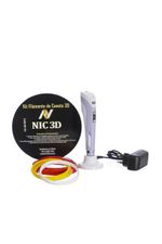 Caneta 3D – Amarela – NIC 3D – Completa – Garantia de 6 meses