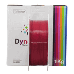 Filamento PLA Ingeo – Vermelho Bordô – Dynalabs – 1.75mm – 1kg