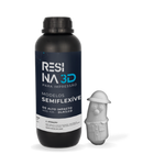 Resina Pro de Alto Impacto – SEMIFLEX – Clear – DLP/LCD – 1 Kg - Loja 3D