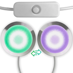 Luminária RGB - 2W - Branca