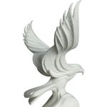 Impressão 3D - Águia - PLA na Cor Branco