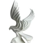 Impressão 3D - Águia - PLA na Cor Branco